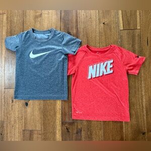 Nike (2) dri fit tees sz6